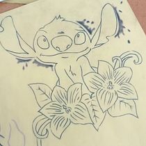Mon projet du cours : Initiation aux techniques de tatouage. Ilustração tradicional, Desenho de tatuagens e Ilustração botânica projeto de chloe_a - 27.04.2023