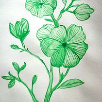 Mi proyecto del curso: Técnicas modernas de acuarela. Un progetto di Illustrazione tradizionale, Belle arti, Pittura e Pittura ad acquerello di meneses.b.05 - 27.04.2023