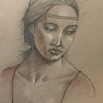 My project for course: Classical Portrait Drawing: The Renaissance Man’s Method. Fine Arts, Sketching, Drawing, Portrait Drawing, Realistic Drawing, Artistic Drawing, and Traditional illustration project by willie jimenez - 04.27.2023