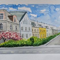 My project for course: Watercolor Travel Journal. Traditional illustration, Watercolor Painting, Architectural Illustration, and Sketchbook project by andersong_ - 04.28.2023