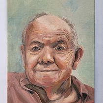 My project for course: Portrait Painting with Oil: Explore Light and Shade. Fine Arts, Painting, and Oil Painting project by vvanderschaaf - 04.28.2023