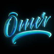 My project for course: Digital Lettering in Photoshop: Vivid Colors and Reflections. Lettering, Digital Lettering, Digital Design, 3D Lettering, H, and Lettering project by mboydak - 04.24.2023