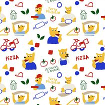 CAN PIZZA . Un progetto di Illustrazione tradizionale, Pattern design, Disegno, Illustrazione digitale e Illustrazione botanica di elenabaezgomez - 28.04.2023