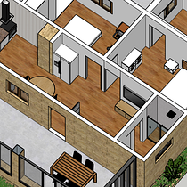 Mi proyecto: 2ª vivienda convertida a 1ª vivienda.. Un projet de Architecture d'intérieur, Design d'intérieur, Décoration d'intérieur , et Design d'espace de Paula Romero Quesada - 28.04.2023