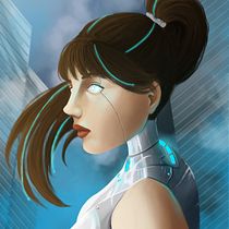 Meu projeto do curso: Retrato digital no Photoshop com um toque de fantasia. Traditional illustration, Drawing, Digital Illustration, Portrait Drawing, Digital Drawing, and Digital Painting project by alinemtmonteiro - 04.28.2023