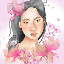 Mi proyecto del curso: Retrato ilustrado en acuarela. Un progetto di Illustrazione tradizionale, Belle arti, Pittura, Disegno, Pittura ad acquerello, Disegno di ritratti e Disegno artistico di Valeria Espiñeira - 28.04.2023