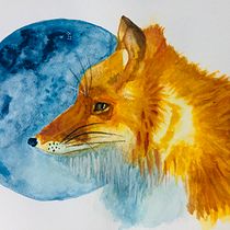 Mi proyecto del curso: Retratos expresivos de animales en acuarela. Een project van Traditionele illustratie, Aquarelschilderen, Realistische tekening y Naturalistische illustratie van Josefina Quiceno Gutierrez - 28.04.2023