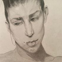 My project for course: Graphite Drawing Techniques for Planar Portraiture. Fine Arts, Sketching, Drawing, Portrait Drawing, Realistic Drawing, and Artistic Drawing project by Dana - 04.28.2023