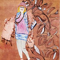 Mi proyecto del curso:  Técnicas creativas para la ilustración de moda. Un projet de Illustration traditionnelle , et Collage de chiquitin - 28.04.2023