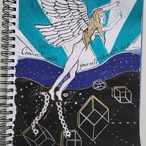 Mi proyecto del curso: Ilustración artística: dibuja tu imaginario. Traditional illustration, Painting, Creativit, Pencil Drawing, and Drawing project by Miriam Lezcano Puey - 04.29.2023