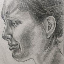 My project for course: Portrait Sketchbooking: Explore the Human Face. Esboçado, Desenho, Desenho de retrato, Desenho artístico, e Sketchbook projeto de Erica Orchard - 29.04.2023