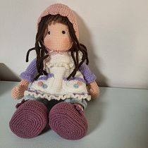 Mój projekt z kursu: Lalki amigurumi w stylu romantycznym Ein Projekt aus dem Bereich H, werk, Spielzeugdesign, Weben, Amigurumi und Textildesign von evenus - 30.04.2023