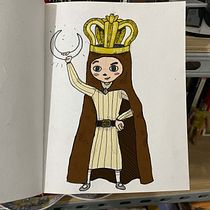 Mi proyecto final: Las santas olvidadas. Character Design, Sketching, Pencil Drawing, Drawing, and Sketchbook project by Yannic Solis - 04.28.2023