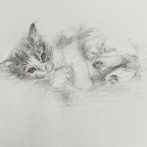 Mein Abschlussprojekt für den Kurs: Ausdrucksstarkes Zeichnen mit Holzkohle. Fine Arts, Drawing, Portrait Drawing, and Naturalistic Illustration project by evimi - 04.30.2023