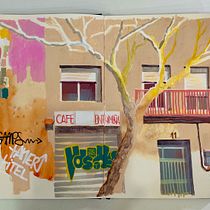 My project for course: Modern Urban Sketching Techniques with Mixed Media Ein Projekt aus dem Bereich Traditionelle Illustration, Malerei, Architektonische Illustration und Illustration mit Tinte von isabell.seidel - 30.04.2023