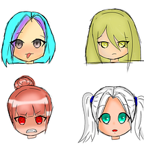 Mi proyecto del curso: Dibujo de personajes expresivos. Een project van Traditionele illustratie, Ontwerp van personages, Stripboek,  Tekening y Manga van Dayana - 30.04.2023