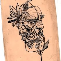 About us. Ilustração tradicional, Desenho de tatuagens e Ilustração botânica projeto de denisfor04 - 01.05.2023