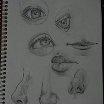 Mi proyecto del curso: Sketchbook de retrato: explora el rostro humano Ein Projekt aus dem Bereich Skizzenentwurf, Zeichnung, Porträtzeichnung, Artistische Zeichnung und Sketchbook von Rocio Villalba - 01.05.2023