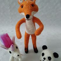 Mi proyecto del curso: Needle felting: creación de personajes con lana y aguja. Artesanato, Design de brinquedos, Feltragem com agulha, e Design têxtil projeto de eamhtrab - 01.05.2023