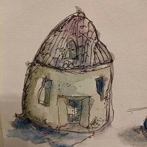 Il mio progetto del corso: Urban Sketching: esprimi il tuo mondo con una nuova prospettiva. Un projet de Illustration traditionnelle, Esquisse , Dessin, Aquarelle, Illustration architecturale , et Carnet de croquis de Simona Di Rosa - 01.05.2023