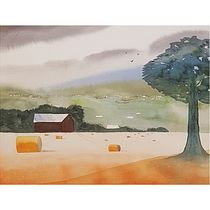 Mon projet du cours : Paysages à l'aquarelle : techniques et outils expérimentaux. Projekt z dziedziny  Sztuki piękne,  Malarstwo i Malowanie akwarelą użytkownika maelle.gueroult - 01.05.2023