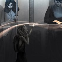 Mi proyecto del curso: Técnicas de dibujo tradicional con Procreate. Projekt z dziedziny Trad, c, jna ilustracja,  R, sunek, Ilustracja c, frowa, Portret, R, sunek c i frow użytkownika Javier CHaustre - 01.05.2023