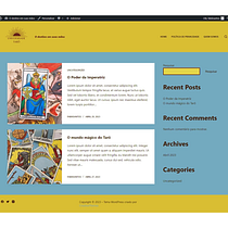 Meu projeto do curso: WordPress: crie um site profissional do zero Ein Projekt aus dem Bereich Webdesign, Webentwicklung, No-Code-Entwicklung, Digitales Produktdesign und Design von Fabiana dos Santos da Silva - 30.04.2023