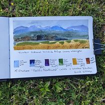 My project for course: Watercolor Travel Journal. Traditional illustration, Watercolor Painting, Architectural Illustration, and Sketchbook project by blueagavekim - 05.02.2023