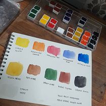 My project for course: Elaboration of Artisanal Watercolors. Arts, Crafts, Fine Arts, Painting, Watercolor Painting, DIY, and Color Theor project by Nichanan Namwong - 05.02.2023