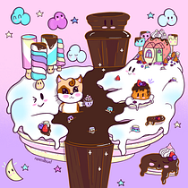 Mi proyecto del curso: Diseño de mundos kawaii: crea ilustraciones alegres. Character Design, Digital Illustration, and Manga project by Nerea Alba - 05.02.2023