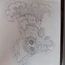 My project for course: Whimsical Sketchbook: Draw Imaginary Creatures from Nature. Pencil Drawing, Drawing, Watercolor Painting, Sketchbook, Naturalistic Illustration, and Traditional illustration project by Lorna Sugden - 04.29.2023