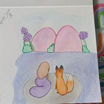 My project for course: Illustration Techniques with Watercolor and Gouache. Traditional illustration, Fine Arts, Painting, Watercolor Painting, Children's Illustration, and Gouache Painting project by Nohemy Lopez - 04.30.2023