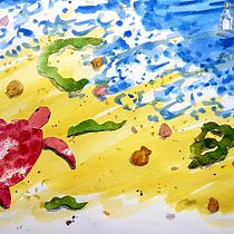 Mein Abschlussprojekt für den Kurs: Kreatives Sketching mit Aquarell für Anfänger. Traditional illustration, Sketching, Creativit, Drawing, Watercolor Painting, and Sketchbook project by Katja Bader - 05.04.2023