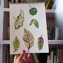 My project for course: Botanical Watercolor for Patterns. Projekt z dziedziny Trad, c, jna ilustracja, Pattern design, Malowanie akwarelą, R i sunek botaniczn użytkownika Patricia Avila - 03.05.2023