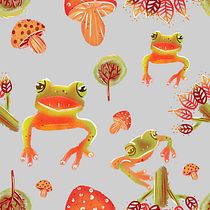 Meu projeto do curso: Design de estampa para superfície têxtil com Photoshop. Un projet de Illustration traditionnelle, Création de costumes, Création de motifs, St, lisme et Illustration numérique de Bruna Porto - 03.05.2023