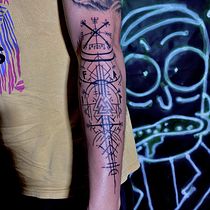 Mi proyecto del curso: Ilustración de tatuajes blackwork desde cero. Un projet de Illustration traditionnelle, Dessin, Illustration numérique, Conception de tatouage , et Dessin numérique de Nico Heredia - 01.05.2023
