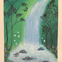 My project for course: Painting Atmospheric Landscapes with Gouache. Traditional illustration, Painting, and Gouache Painting project by Cathy Smetana - 05.03.2023