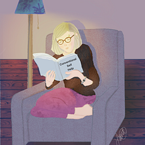 My project for course: Female Cartoon Character Design with Procreate. Traditional illustration, Digital Illustration, and Digital Drawing project by laura_finlan_lf - 05.04.2023