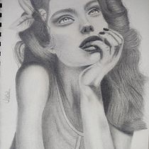 Mi proyecto del curso: Retrato realista con lápiz de grafito. Ilustração tradicional, Esboçado, Desenho a lápis, Desenho, Desenho de retrato, Desenho realista, Desenho artístico, e Desenho anatômico projeto de Jose Peña - 04.05.2022