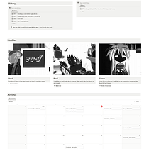 My Notion Profile Page - Nanaki. Projekt z dziedziny Tworzenie stron internetow i ch użytkownika Andrian Zulkarnaen - 03.05.2023