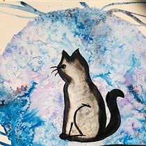 Mon projet du cours : Techniques modernes d’aquarelle. Un progetto di Illustrazione tradizionale, Belle arti, Pittura e Pittura ad acquerello di seto.lily - 02.05.2023