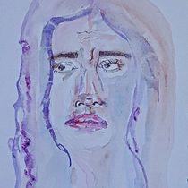 Mi proyecto del curso: Cuaderno de retratos en acuarela. Painting, Watercolor Painting, Portrait Drawing, and Sketchbook project by Yesica Anaya - 05.04.2023