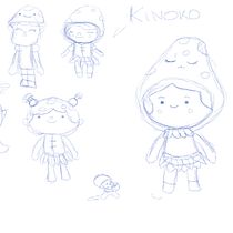 Kikono Ein Projekt aus dem Bereich Traditionelle Illustration, Design von Figuren, Digitale Illustration und 3-D-Modellierung von Gabriel Da Silva Abreu - 04.05.2023