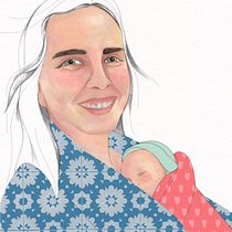 Mi proyecto del curso: Retrato ilustrado en acuarela. Un progetto di Illustrazione tradizionale di Ana Solarte - 04.05.2023