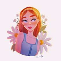 Mi proyecto del curso: Retrato de personajes estilo cartoon con Procreate. Design de personagens, Ilustração digital, Desenho digital, e Pintura digital projeto de Daniela Trejo - 03.05.2023
