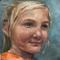 My project for course: Portrait Painting with Oil: Explore Light and Shade. Fine Arts, Painting, and Oil Painting project by Linda Fullagar - 05.02.2023