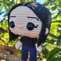 Meu projeto do curso: Amigurumi: crie pessoas com crochê. Arts, Crafts, To, Design, Fiber Arts, Crochet, Amigurumi, and Textile Design project by Jaqueline J. De Lima Gois - 05.05.2023