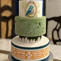 My project for course:  Cake Painting Techniques for Creating Edible Art. Design, Painting, and DIY project by najatnur16 - 04.27.2023