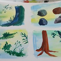 My project for course: Fantasy Landscapes with Watercolor & Gouache. Fine Arts, Painting, Watercolor Painting, Naturalistic Illustration, and Gouache Painting project by Tracey Hamilton - 05.05.2023