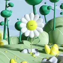 My project for course: Cinema 4D: Bring Playful 3D Illustrations to Life. Traditional illustration, 3D, Digital Illustration, and 3D Modeling project by lparpeix - 05.05.2023